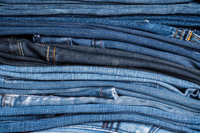 Blue Jeans stock photo. Image of fold, dungarees, fashion - 207576