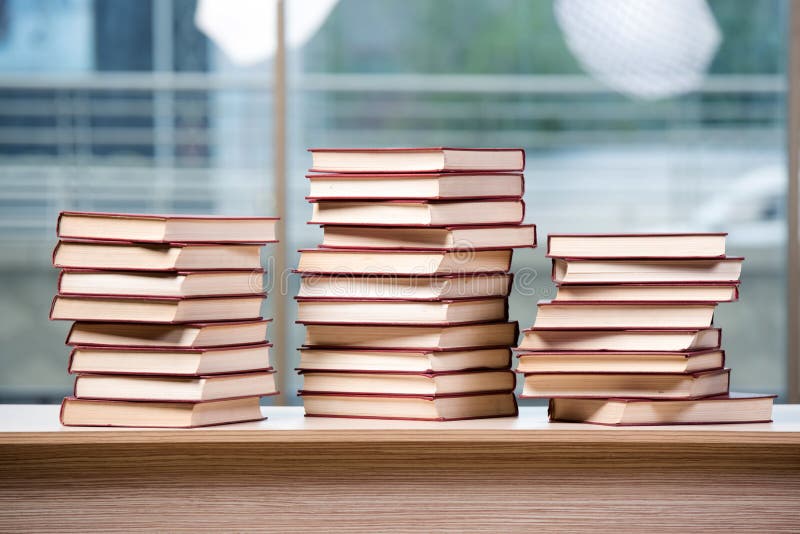 Stack of books isolated stock image. Image of expertise - 12578821