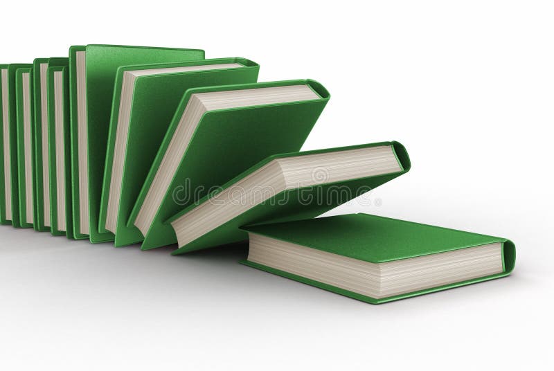 Stack of books vector illustration