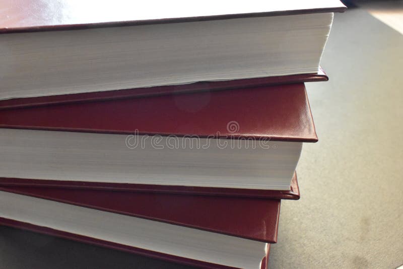 Stack of books, white sheets. royalty free stock photos Stack of books, white sheets. royalty free stock photos
