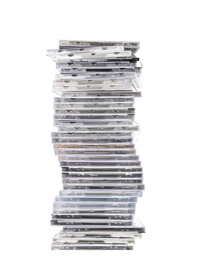 Stack of cd`s