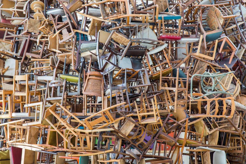 Stack Of Chairs Stock Images Image 37266674