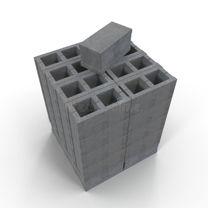 Bricks cinder block stock vector. Illustration of design 83948875