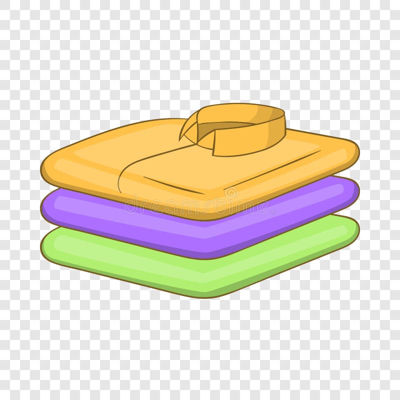 Stack of Clothing Icon Circle Stock Vector Illustration of colorful