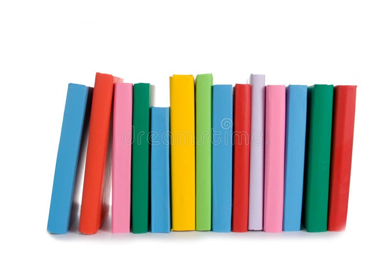 Stack of colorful books