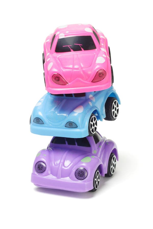 Stack of Colorful Plastic Toy Cars Stock Image Image of wheel, stack