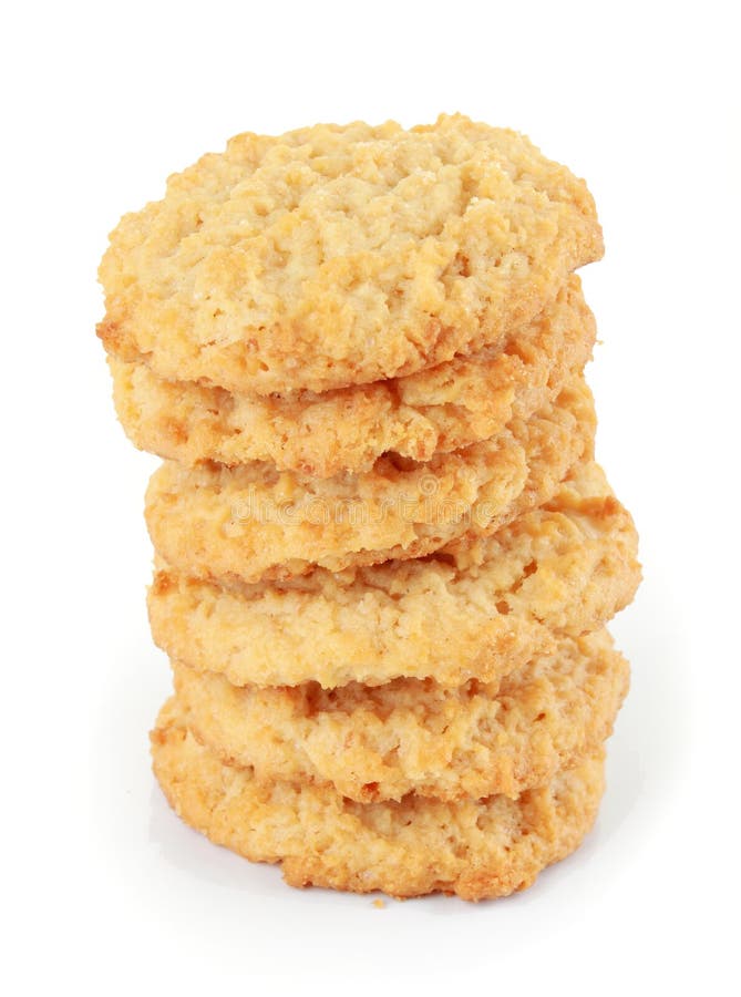 Stack of cookies stock image. Image of crumbs, hunger 21830045