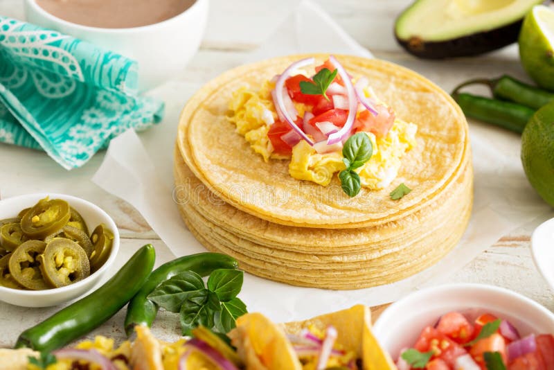 Stack of corn tortillas stock photo. Image of making 67617386