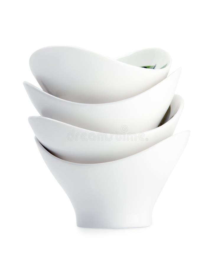 Stack of Decorative White Plates Stock Photo Image of linen, drink