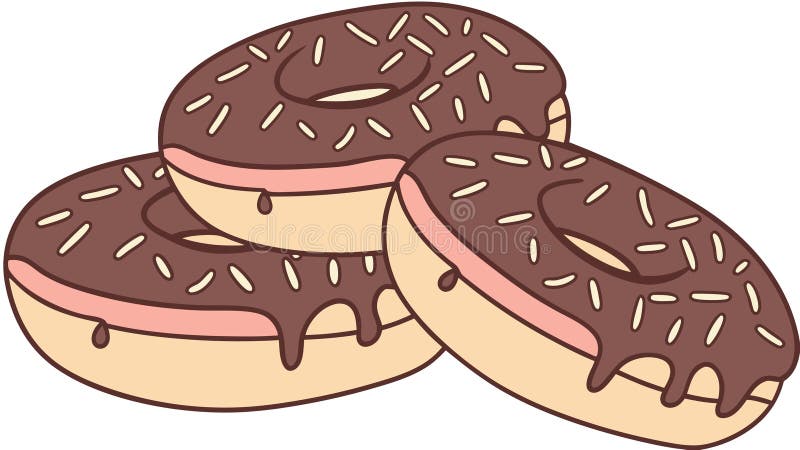 Stack of Delicious Glazed Donuts: Sweet Treat, Bakery Delight, vector design Generative AI vector illustration