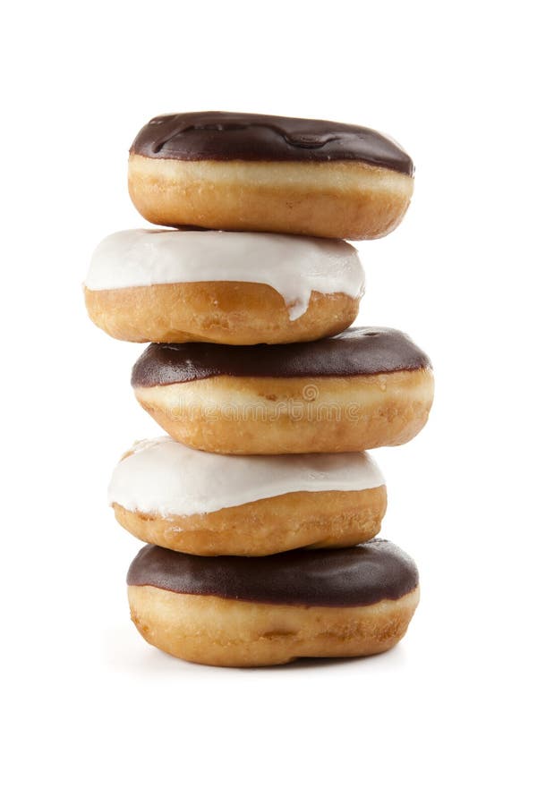 Stack of donuts stock image. Image of donut, sweet, baked 15984209