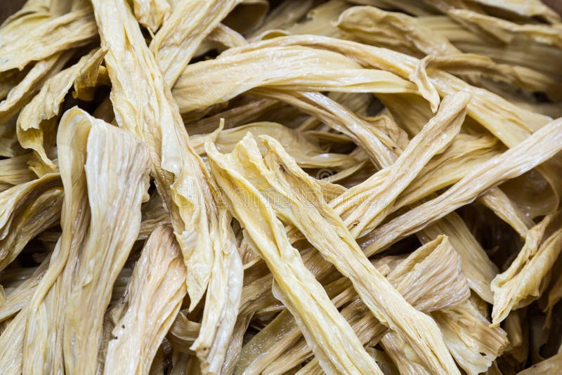 Dried Soya Bean Curd Strips Stock Photo Image of healthy, meal 5888854