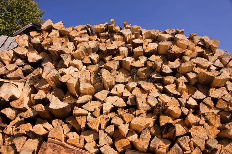 Stack of fire wood