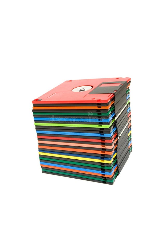 Stack of floppy disk