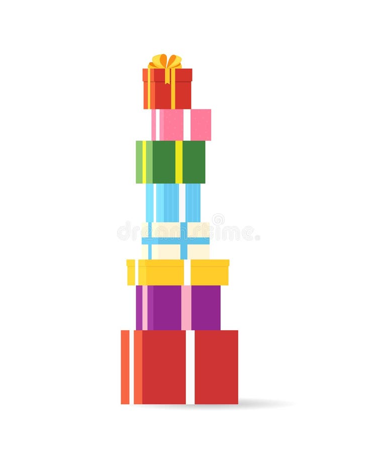 Tower Gift Boxes Stock Illustrations 84 Tower Gift Boxes Stock