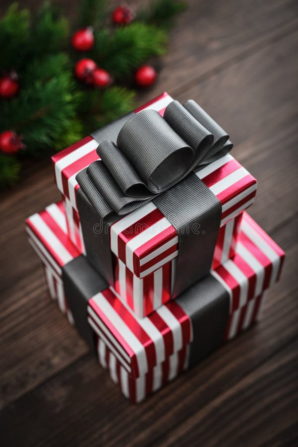 Stack of gift boxes stock image. Image of gift, surprise 104212585