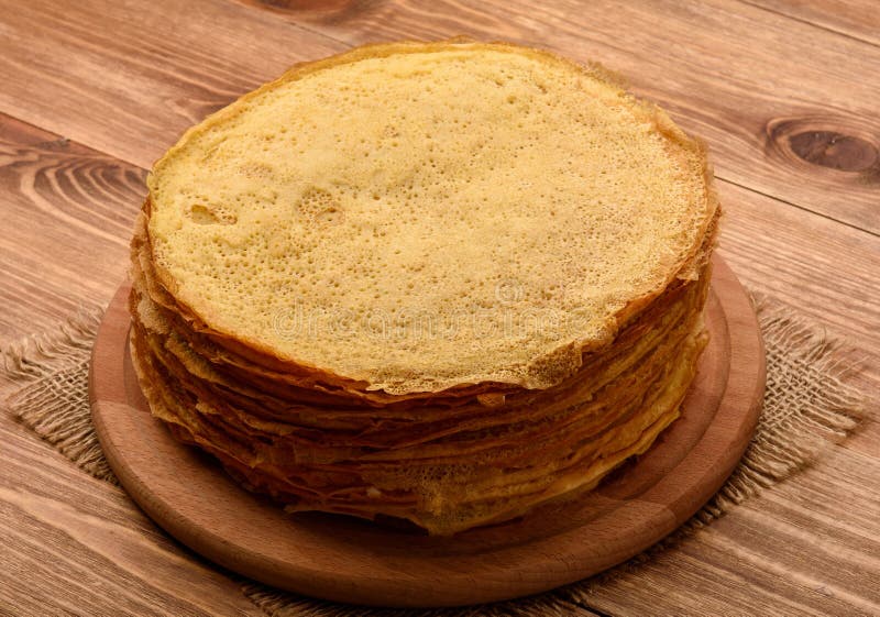 Stack of Gluten Free Pancakes Made from Corn Flour. Stock Image Image