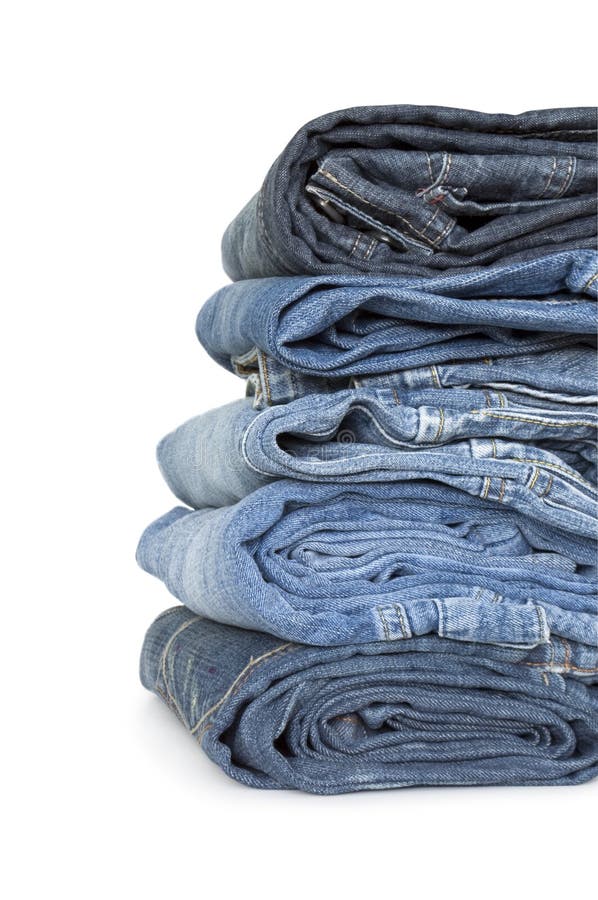 Stack of jeans stock photo. Image of material, full, pants - 22472666