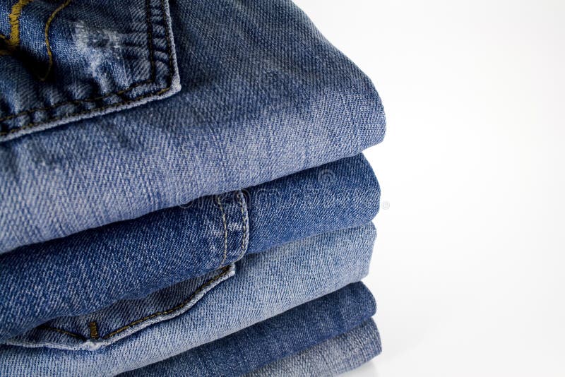 Stack of jeans stock photo. Image of style, line, design 4311138