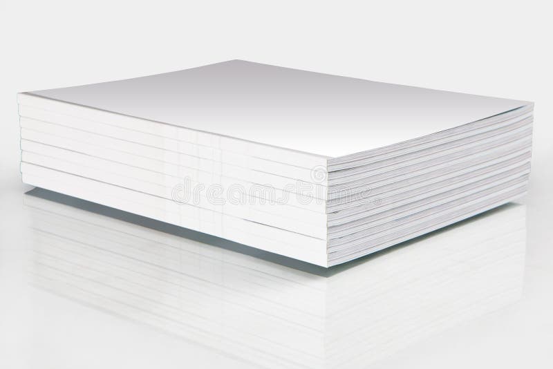 Stack of magazines with a blank cover royalty free stock image Stack of magazines with a blank cover royalty free stock image