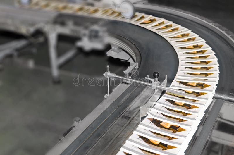 Stack of magazines on offset printing machine stock image