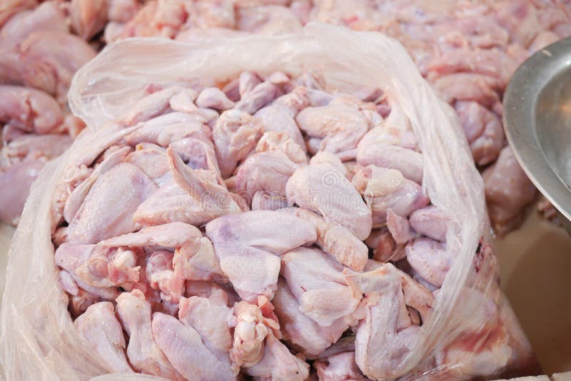 Stack of Many Raw Chicken Meat Stock Image Image of restaurant, table