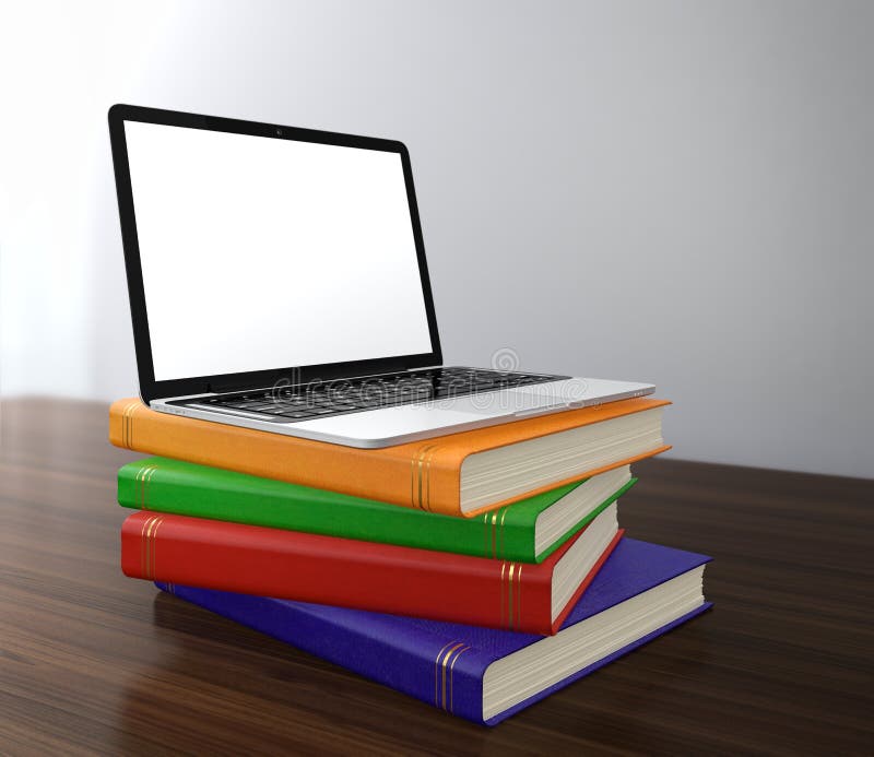 Electronic education stock illustration. Illustration of encyclopedia 29799324