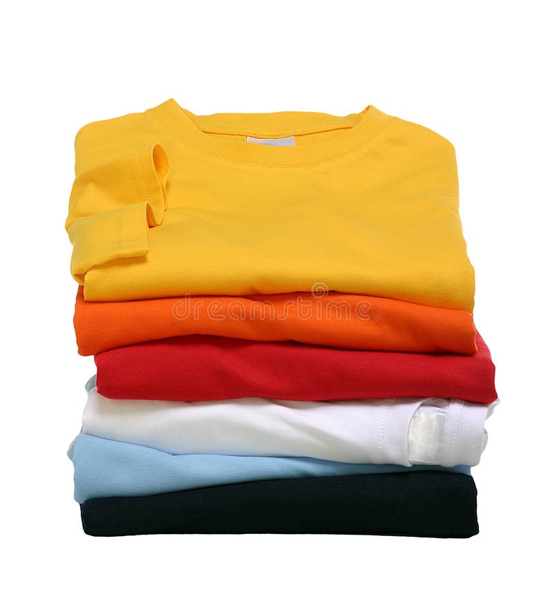 Free Stack Of T-Shirts Stock Images - 15362354
