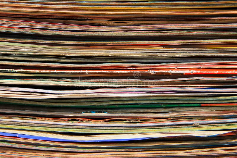 Stack of the old journals stock image. Image of archival 92138539