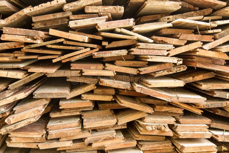Waste Old Wood Recycle Stack for Background Stock Photo Image of