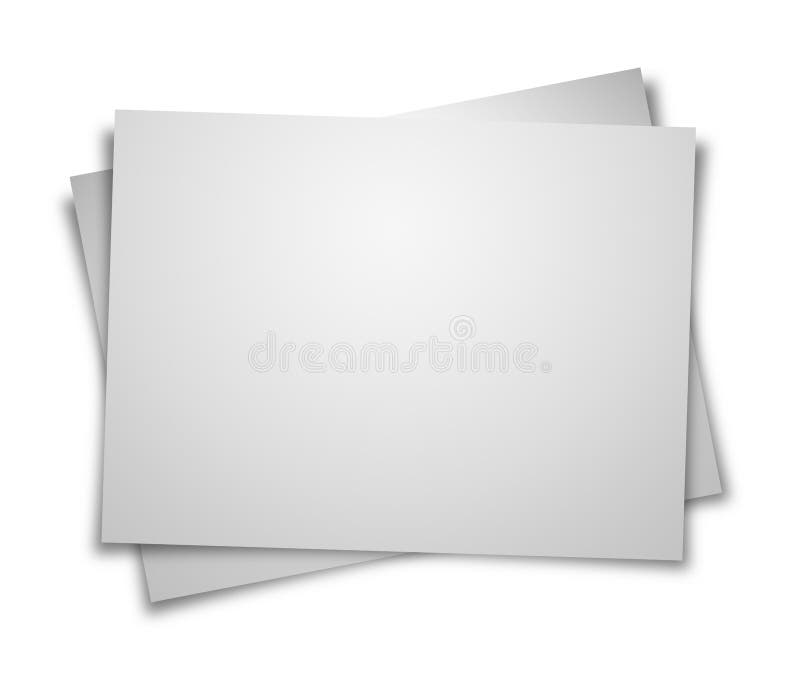 Stack of papers royalty free illustration