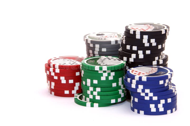 Stack of poker chips