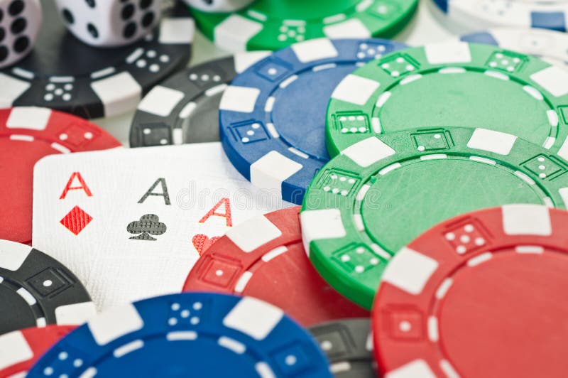 Stack of poker chips stock image. Image of color, play 19273827