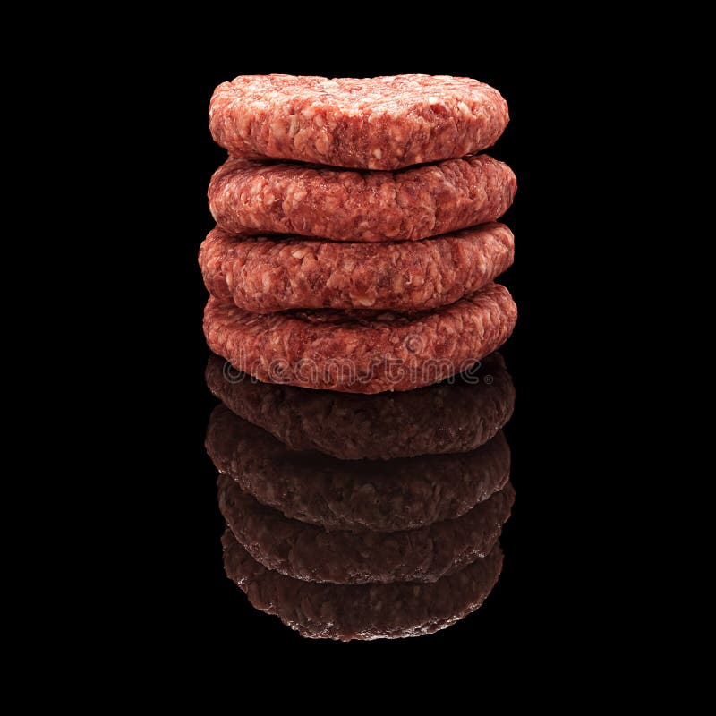 Raw beef patties stock photo. Image of cuisine, ingredient - 102867224