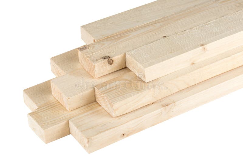 Stack of roof battens royalty free stock image