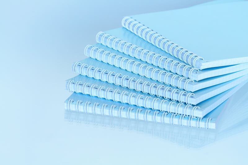 Stack Of Spiral Notebooks