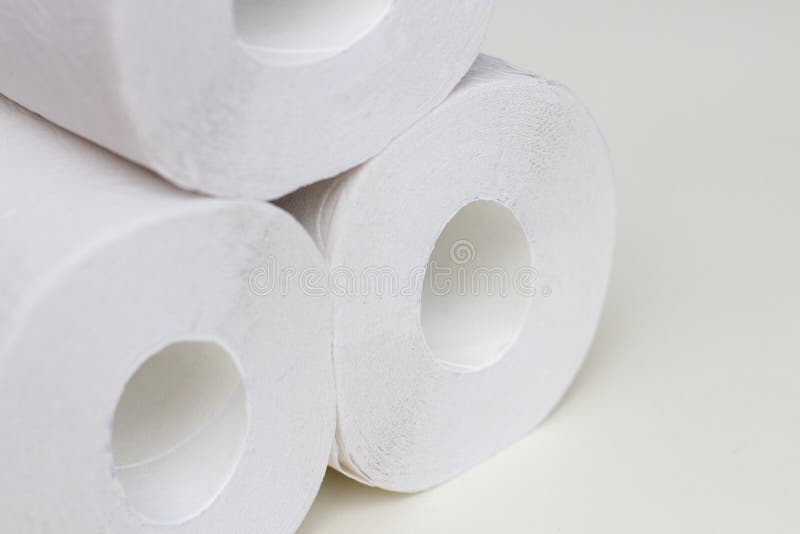 Stack of Toilet Papers stock image. Image of stack, materials 23337411