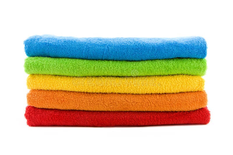 Stack of towels royalty free stock photos Stack of towels royalty free stock photos