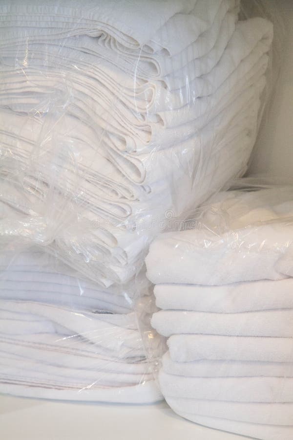 Stack of towels stock photos Stack of towels stock photos