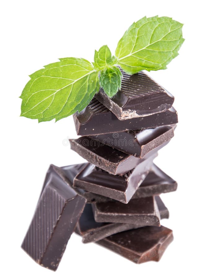 Mint Chocolate stock photo. Image of milk, fresh, plant 31762016