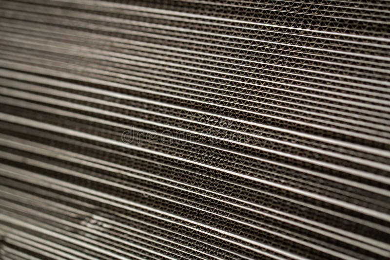 Stacked corrugated cardboard stock image