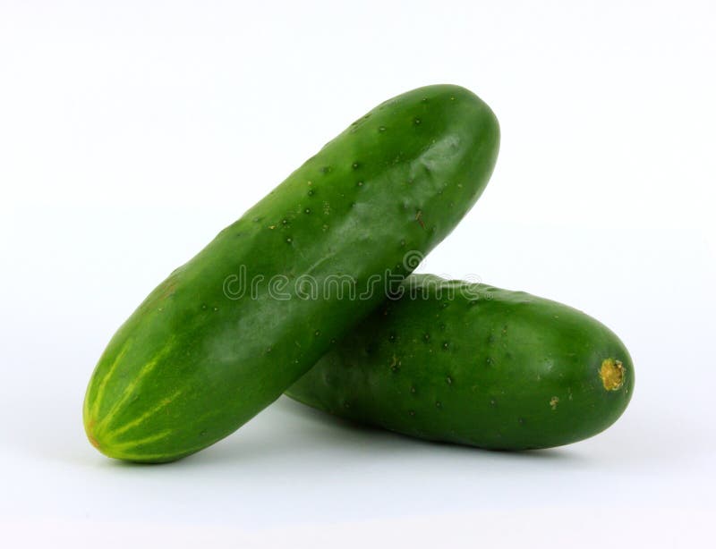 Stacked cucumbers