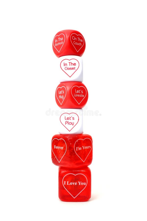 Stacked Love Dice