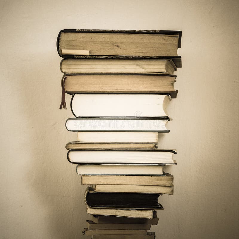 Stacked old and new books stock image. Image of wisdom - 37788627