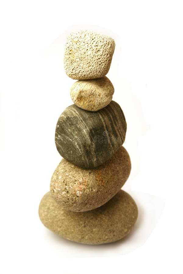 Stacked pebbles