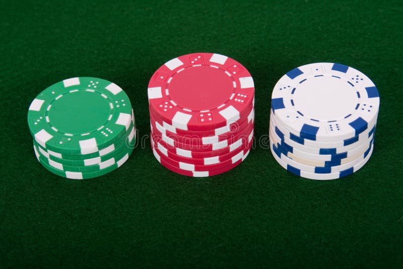 Three Stacks Of Poker Chips Picture. Image 2724644