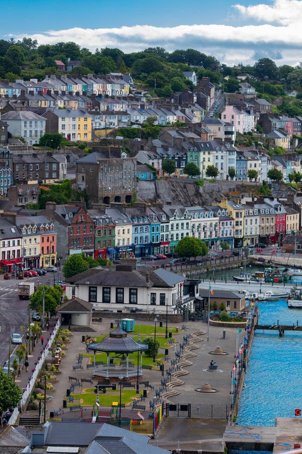 Stad av Cork Promenade och sjösidan arkivbild Stad av Cork Promenade och sjösidan arkivbild