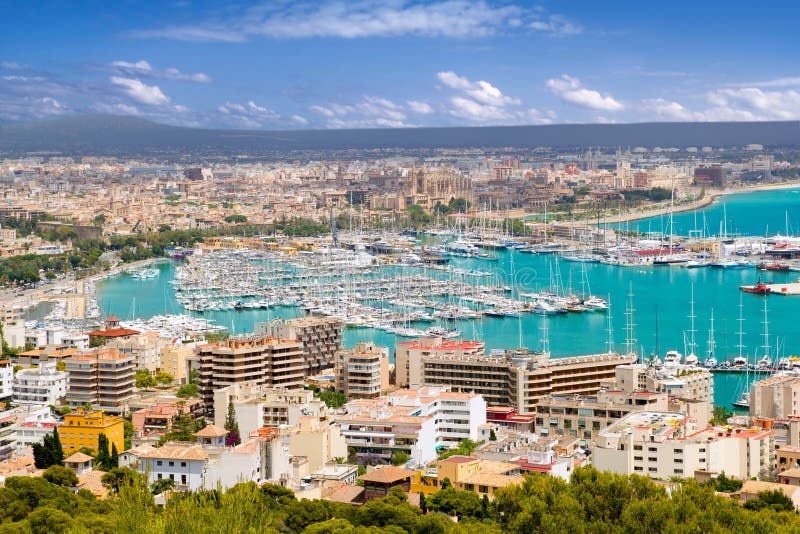 Stad in Baleaars eiland Majorca