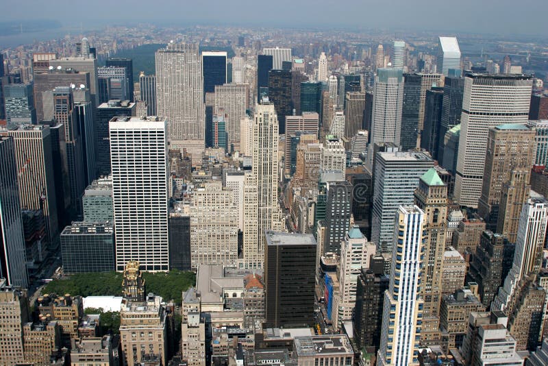 New York City â€“ aerial view from Empire State Building. New York City â€“ aerial view from Empire State Building