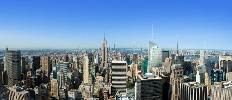 Panorama of New York city. Panorama of New York city